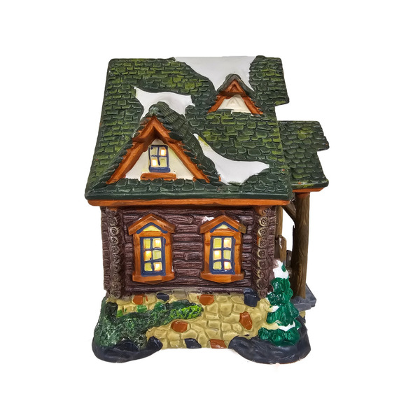 2004 Christmas Streets Collection FROSI'S ICE HOUSE Lighted Porcelain Village Ho - Picture 5 of 6